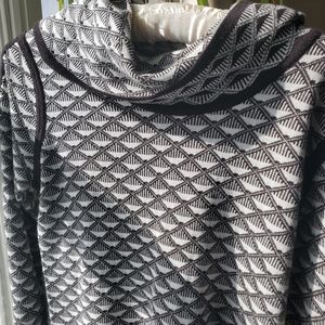 Calvin Klein Cowl Sweater Geo Print